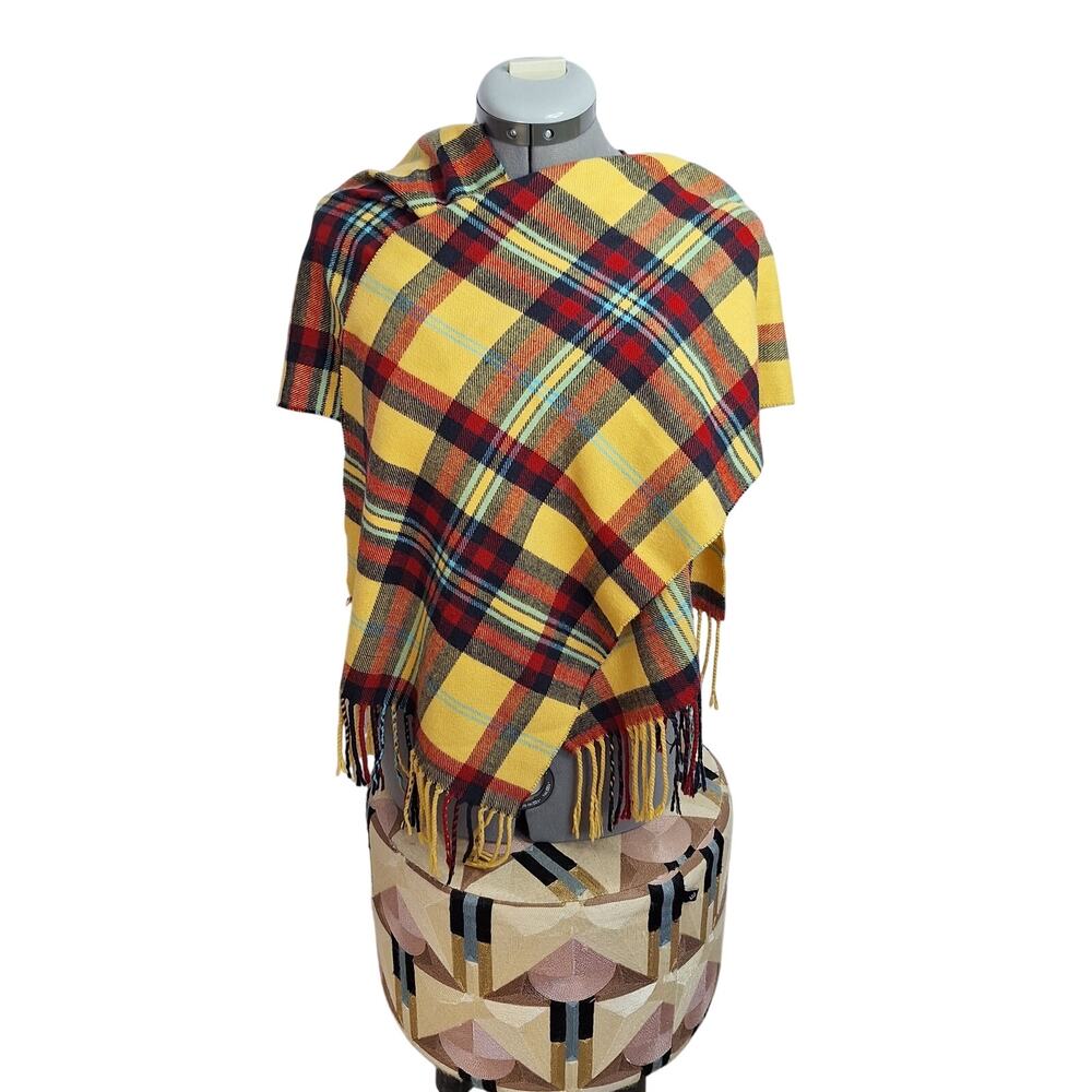 Unbranded Cornish Tartan Blanket Scarf 60"x14" Very Soft Cozy Academia Preppy